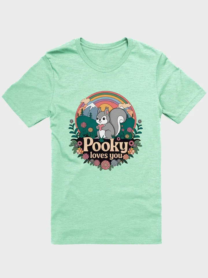 Supersoft and lightweight tee: Pooky loves you retro product image (1)