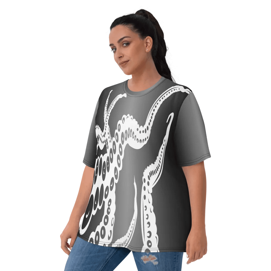 Octopus Tentacles White All Over Print T-shirt product image (10)
