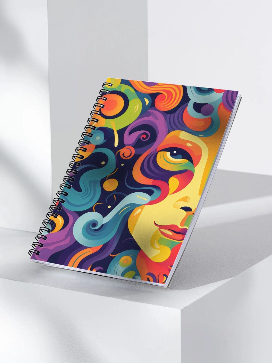 Whimsical Profile Spiral Notebook product image (3)