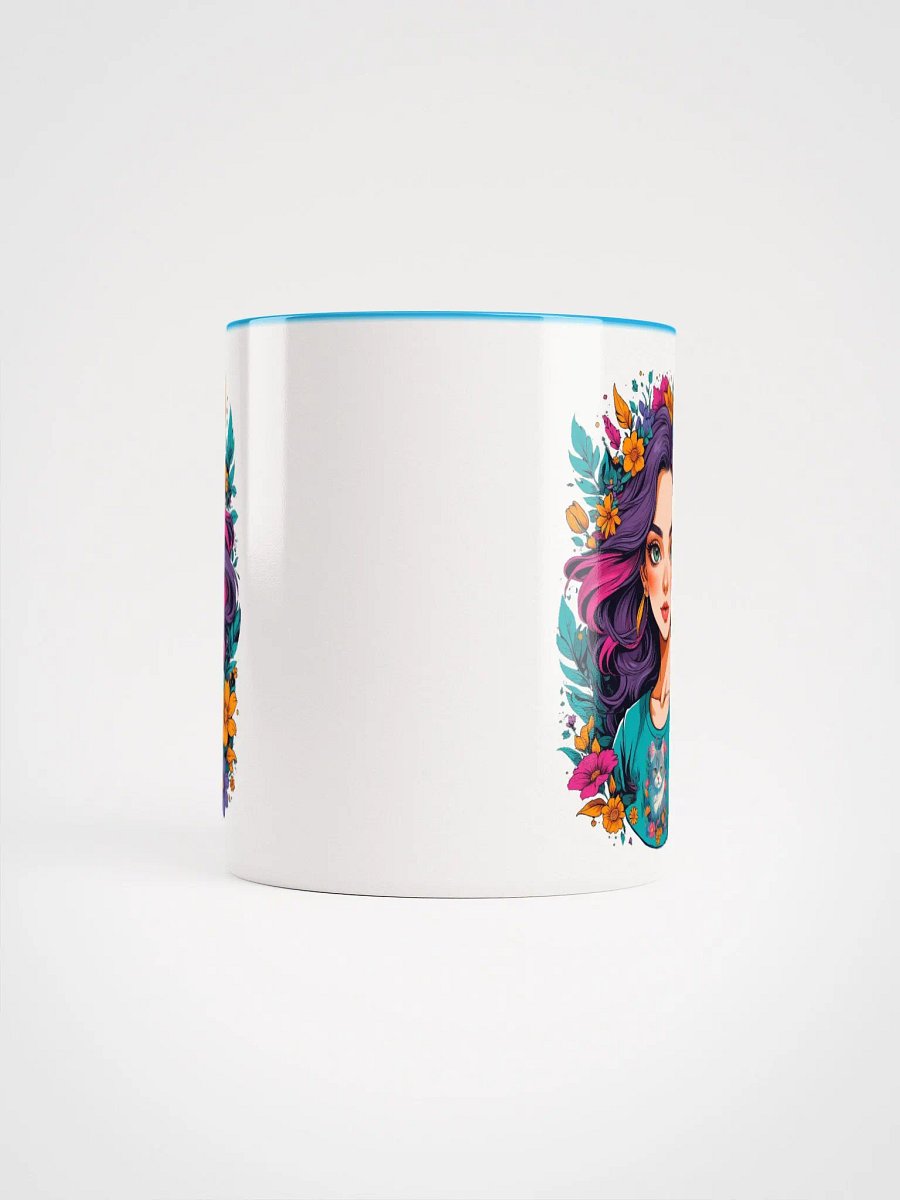 Bloomcore Flower Girl - Ceramic Mug with Color Inside - v2 product image (5)