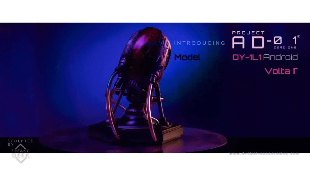 Dark VOLTA Γ DY-1L1 - A humanmade Android - Project AD-01 - Art Defines Zero One product image (7)