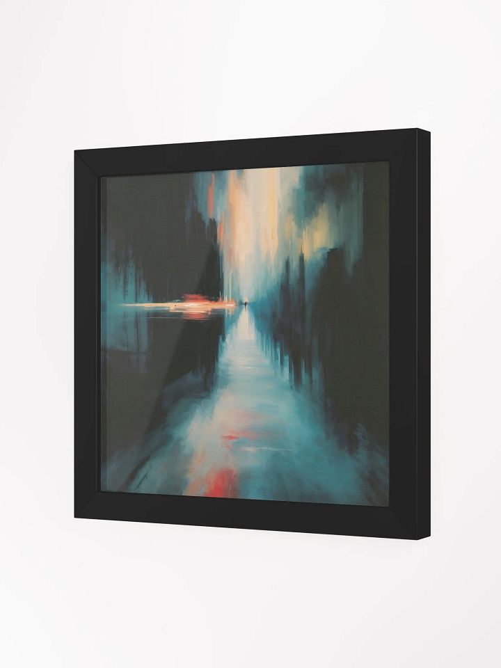 Abstract Cityscape Reflections Framed Print product image (18)