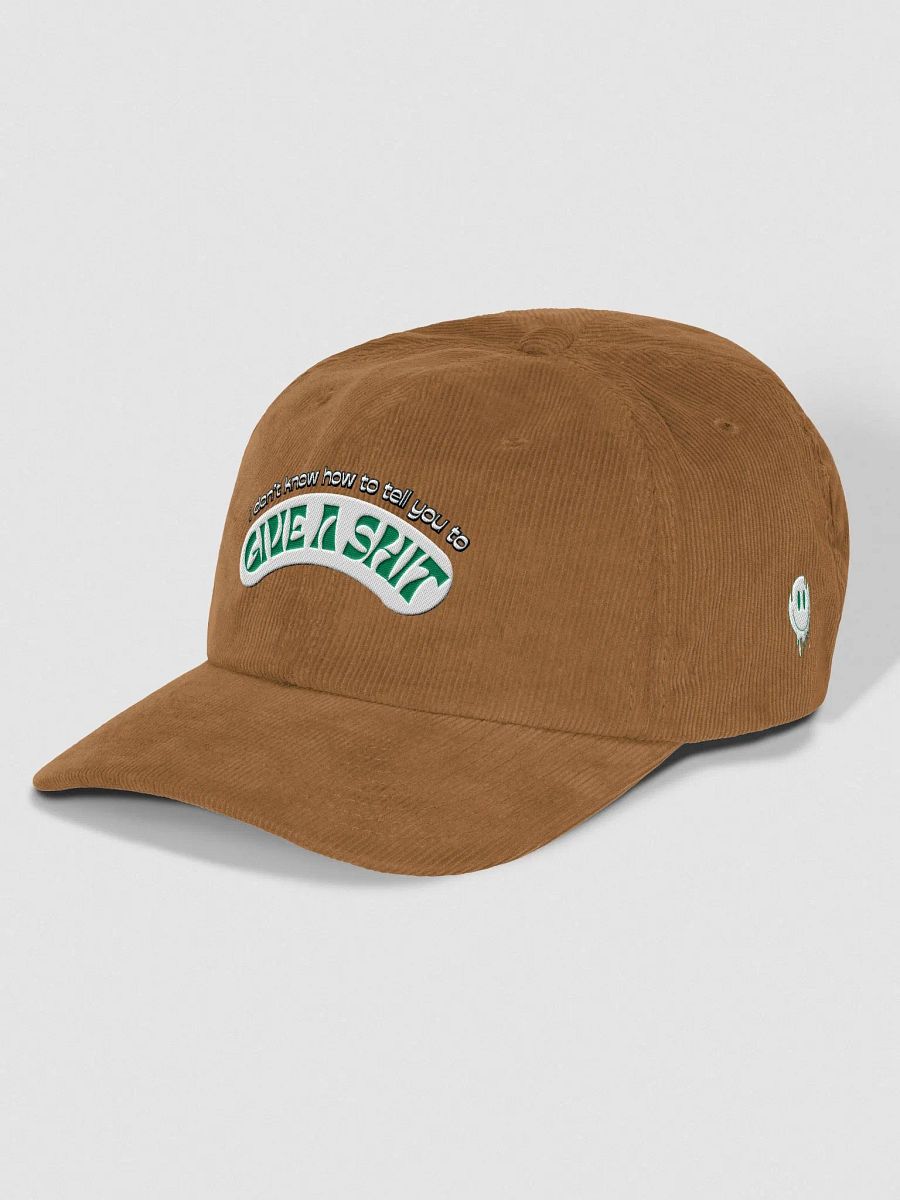 GIVE A SH*T corduroy dad hat product image (9)