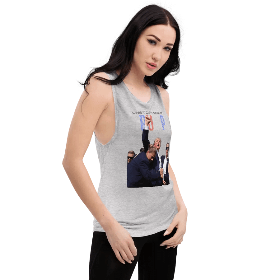 Unstoppable Trump: Fist Pumping Freedom Tank product image (57)