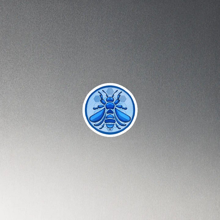 Blue Bees Magnet product image (2)