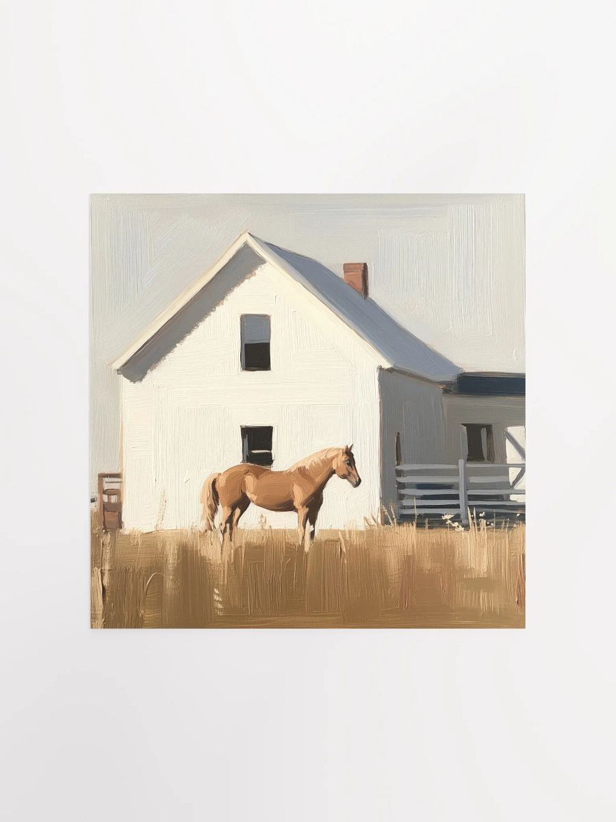 Modern Farmhouse: Brown Horse III Art Print product image (4)