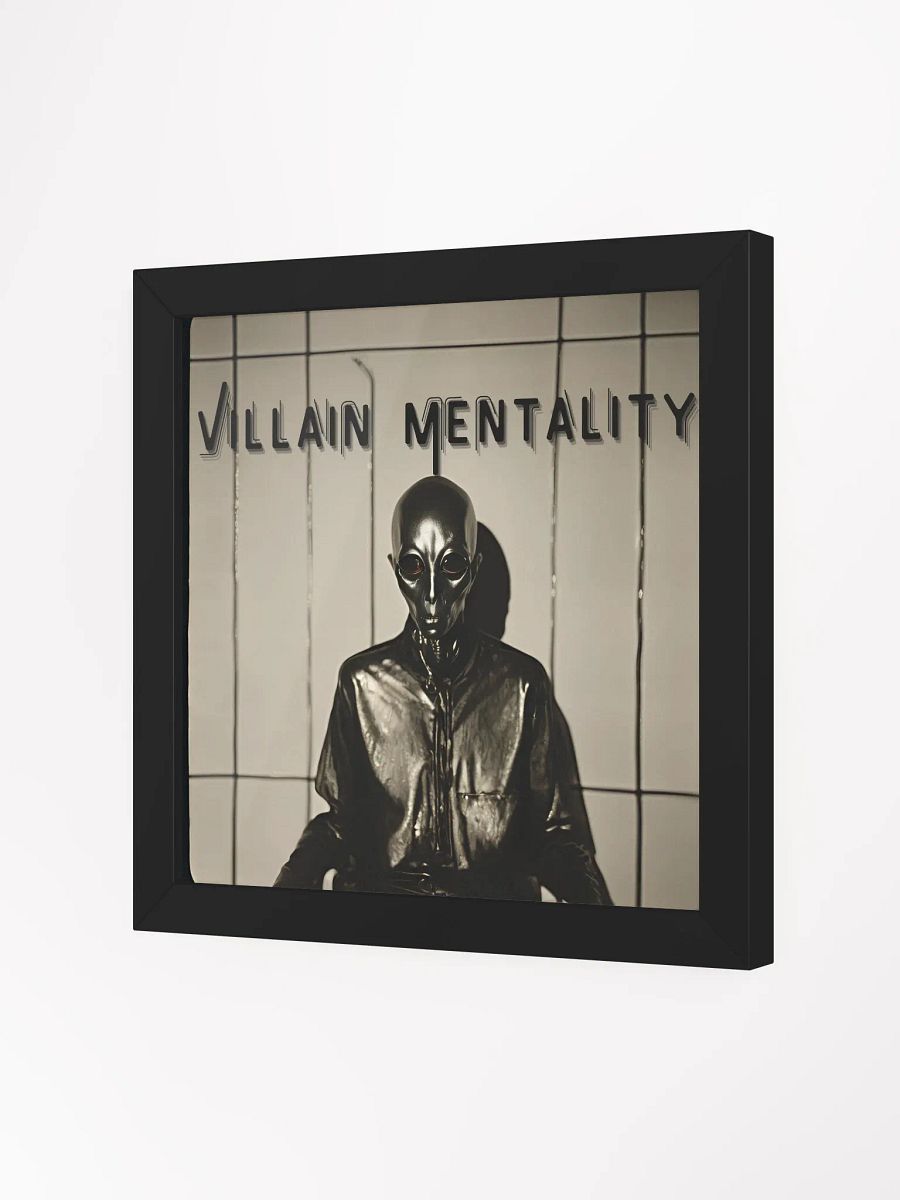 Villain Mentality Framed Matte Poster product image (6)