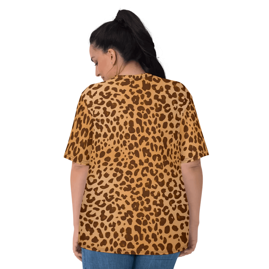 Brown Leopard Print Women's T-Shirt product image (6)