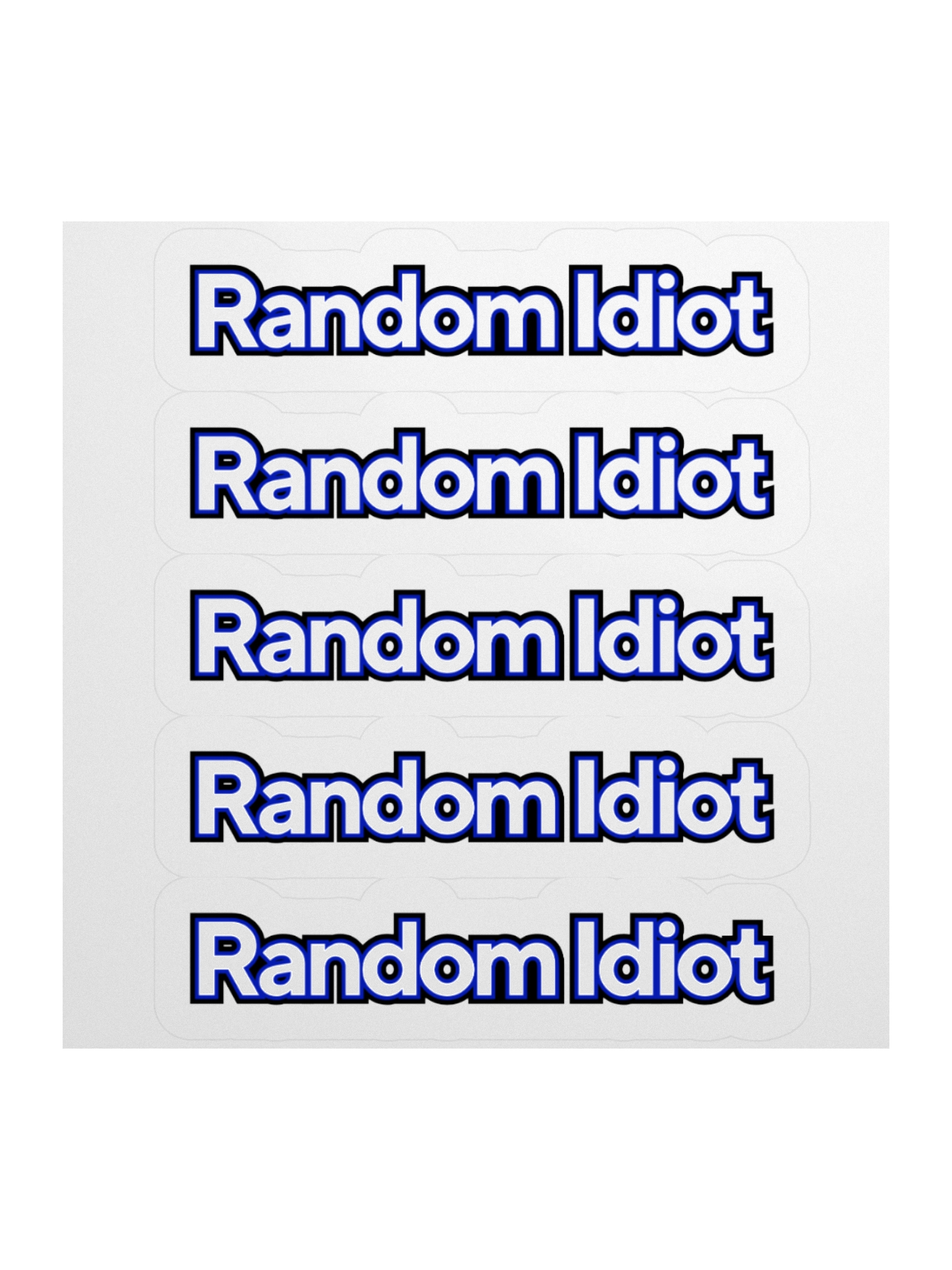 Random Idiot Cut Stickers (Multiple) product image (2)