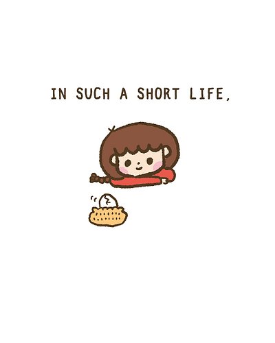 In such a short time, make yourself happy🐣

#selfhealingjourney #selflovequotes #selflovejourney #cutecomics #kawaiicomics #c...