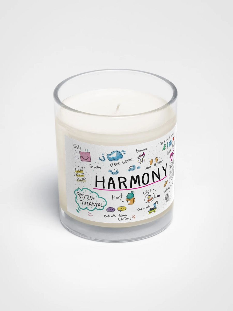 "Harmony" Illustrated Soy Wax Candle product image (2)