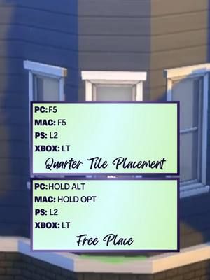 how to avoid the grid when placing items in the Sims 4! controls for PC, Mac, PlayStation, and Xbox. #onthisday #sims4 