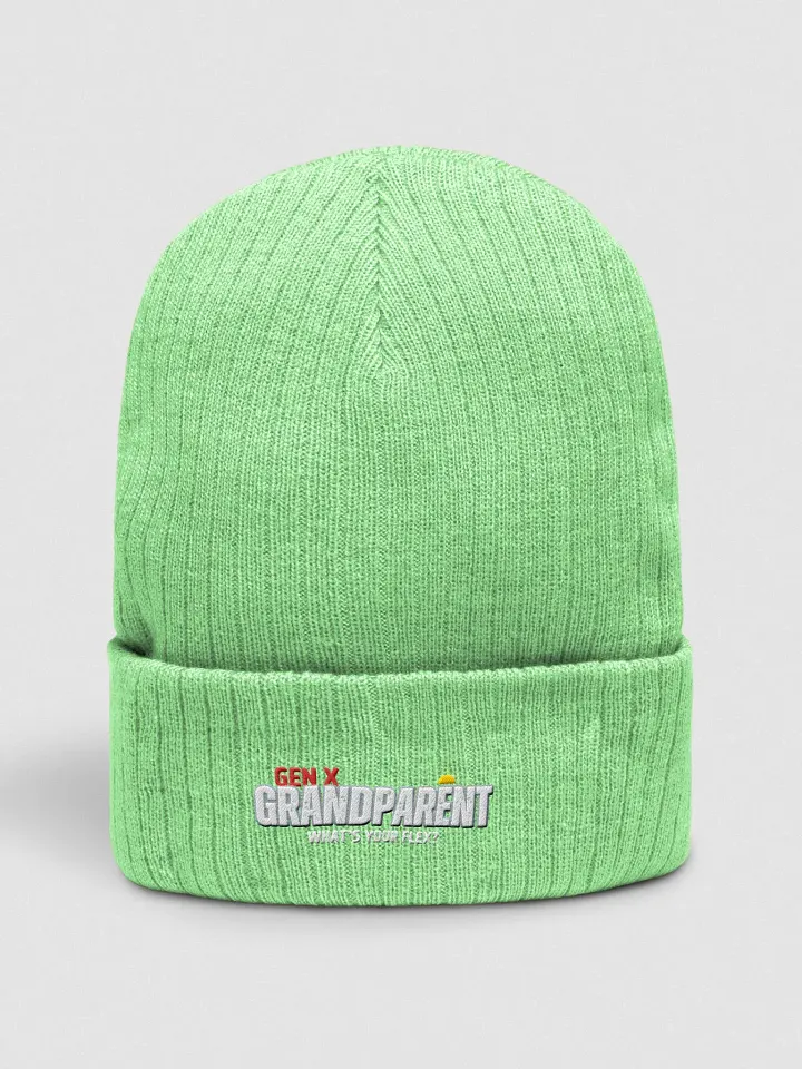 GenX Grandparent Flex Ribbed Beanie product image (2)