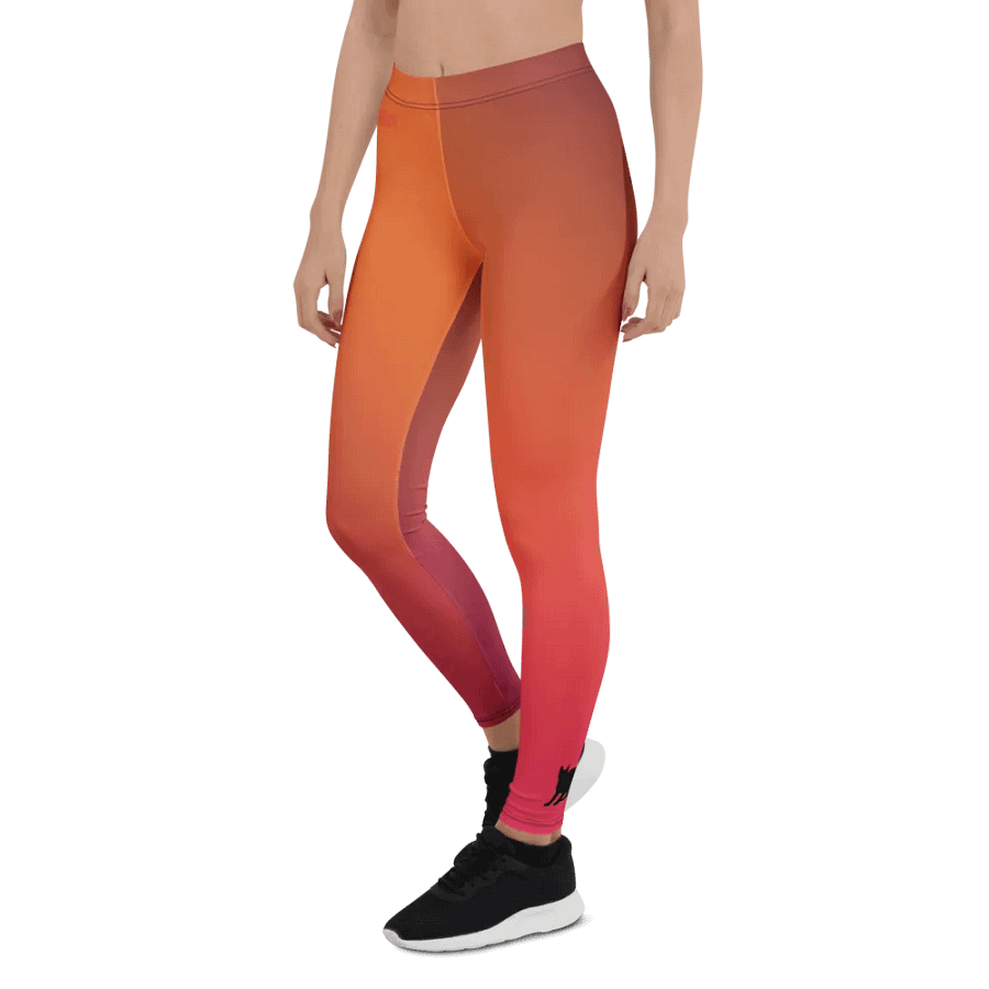 Sunset Stroll Cat Leggings product image (3)
