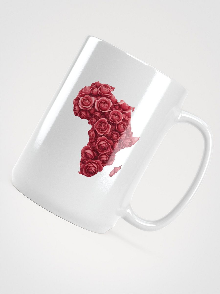 Map of Africa Red Roses Mug product image (4)