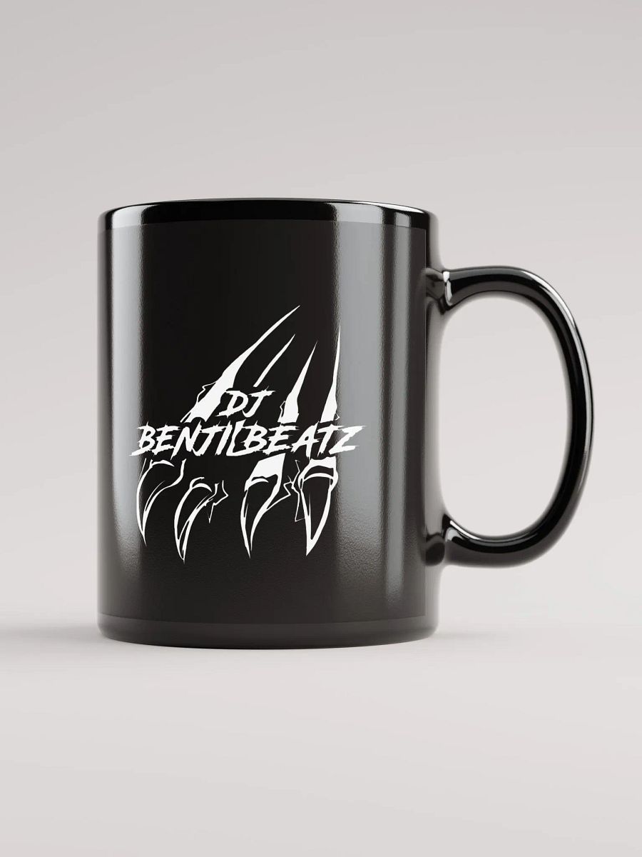 "DJ Benji Beatz Claws Logo" Black Glossy Mug product image (1)