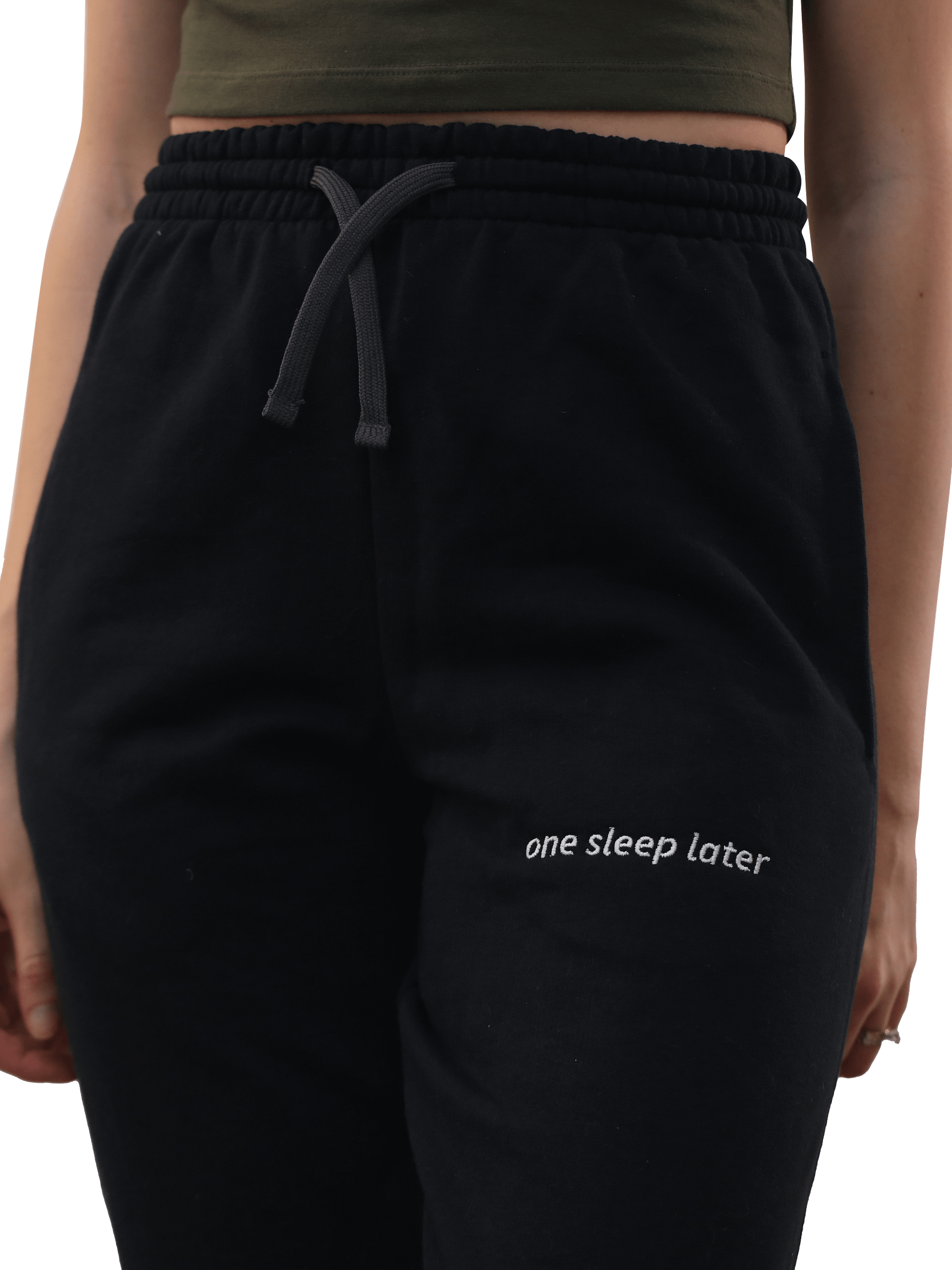 One Sleep Later Embroidered Joggers product image (2)