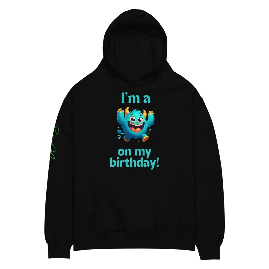 Blue Monster Hoodie product image (2)