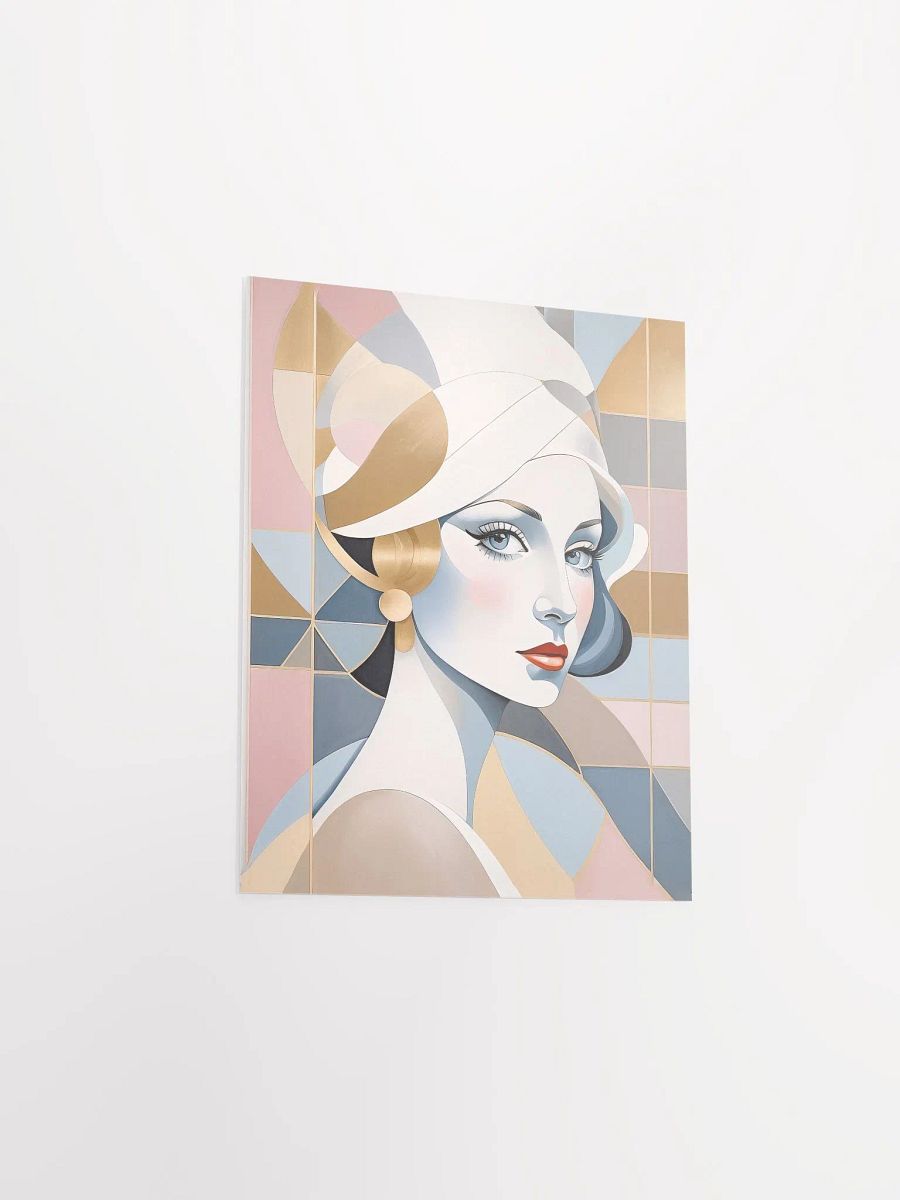 Lady Pastel - Poster - Small and Standard Sizes - 8x10-11x14-12x16-16x20 Inches product image (12)