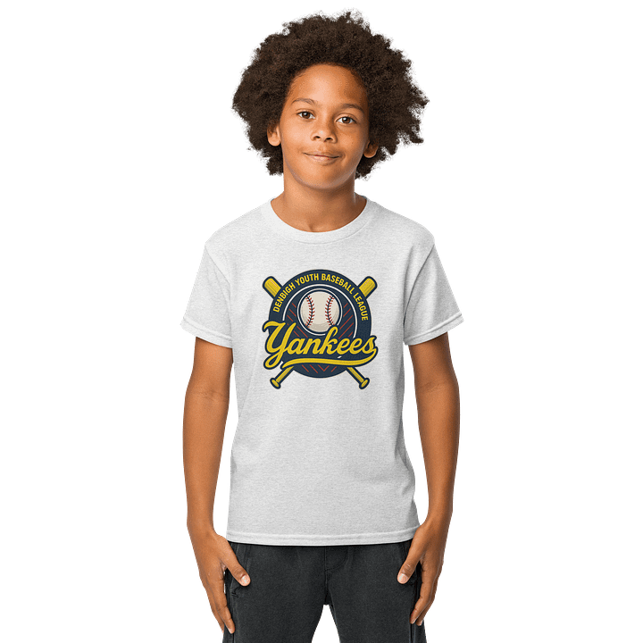 Youth Baseball League Yankees Logo Tee product image (9)
