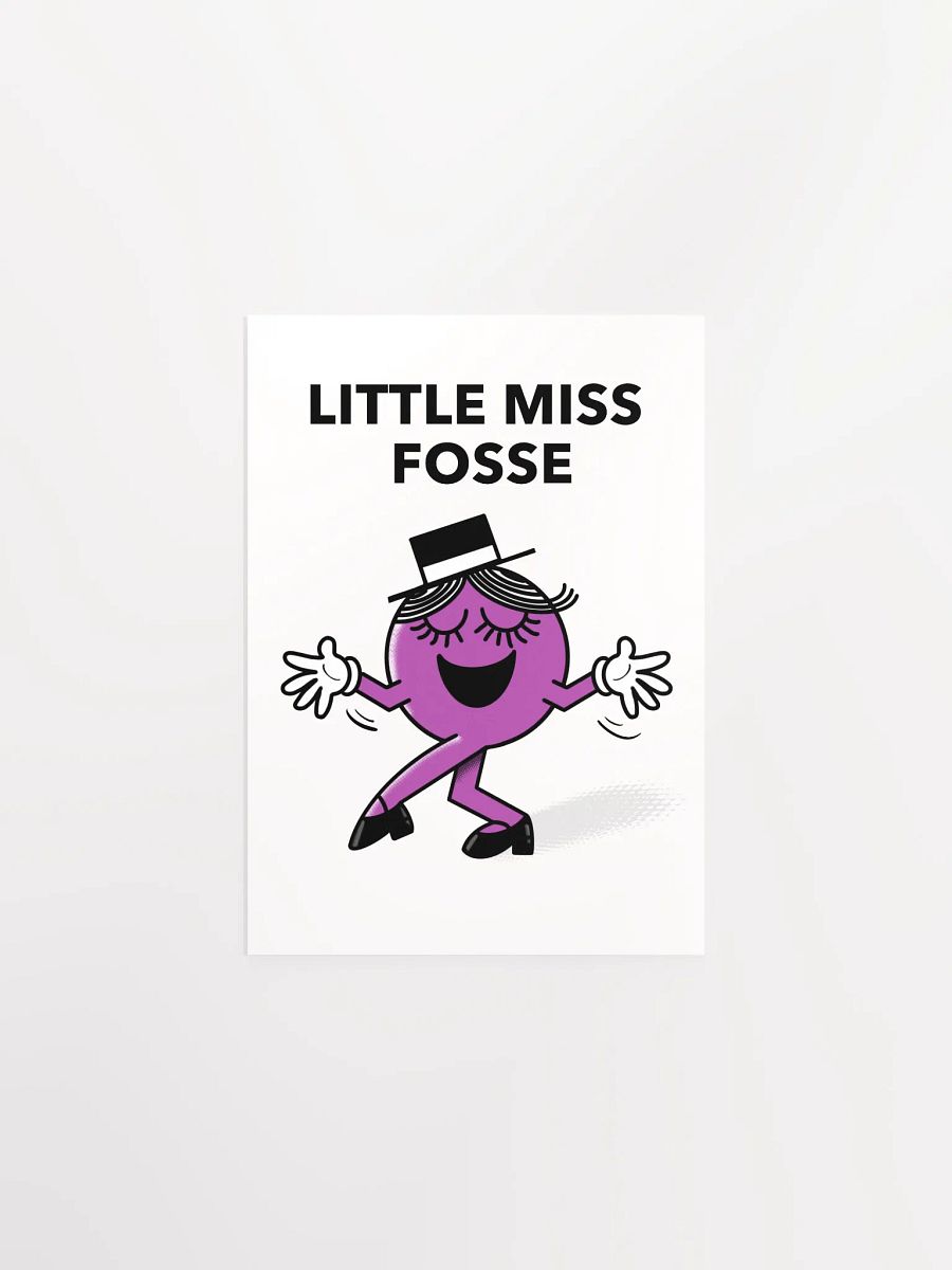 Little Miss Fosse Poster – Enhanced Matte Broadway Dance Print product image (7)