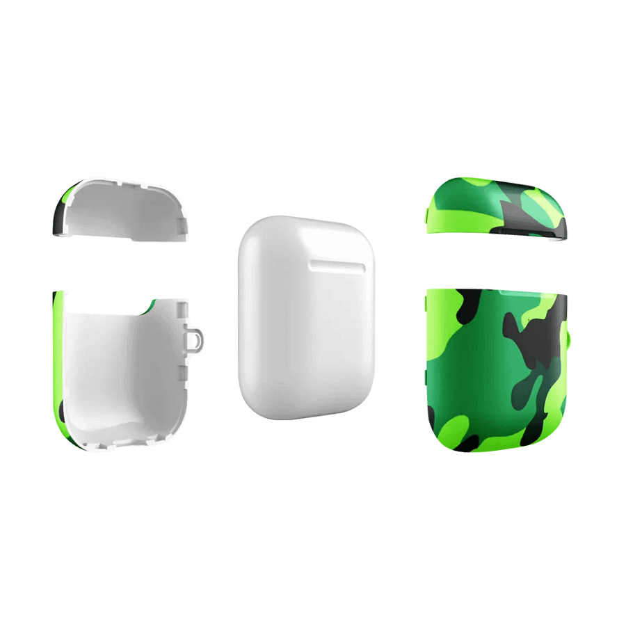 Lime Camo AirPod Case product image (11)