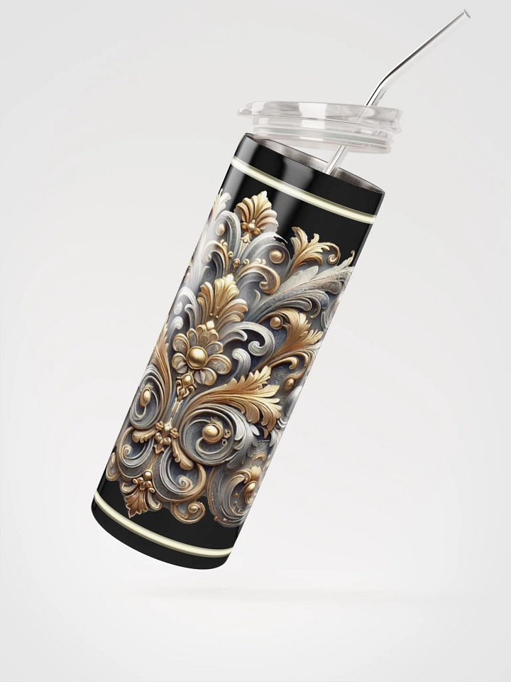 Ornate Floral Stainless Steel Tumbler product image (4)