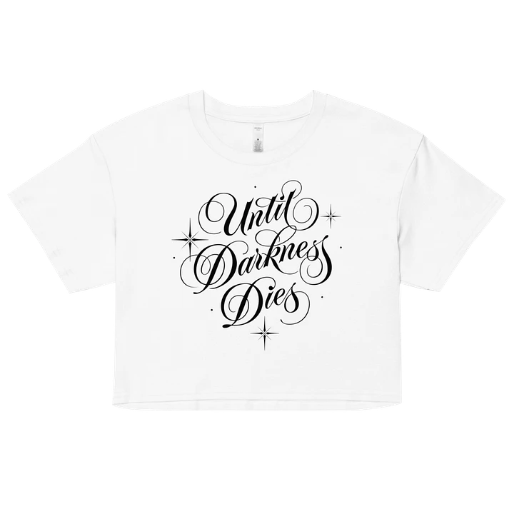 Until Darkness Dies (simple design) Women's Premium Crop Top product image (110)