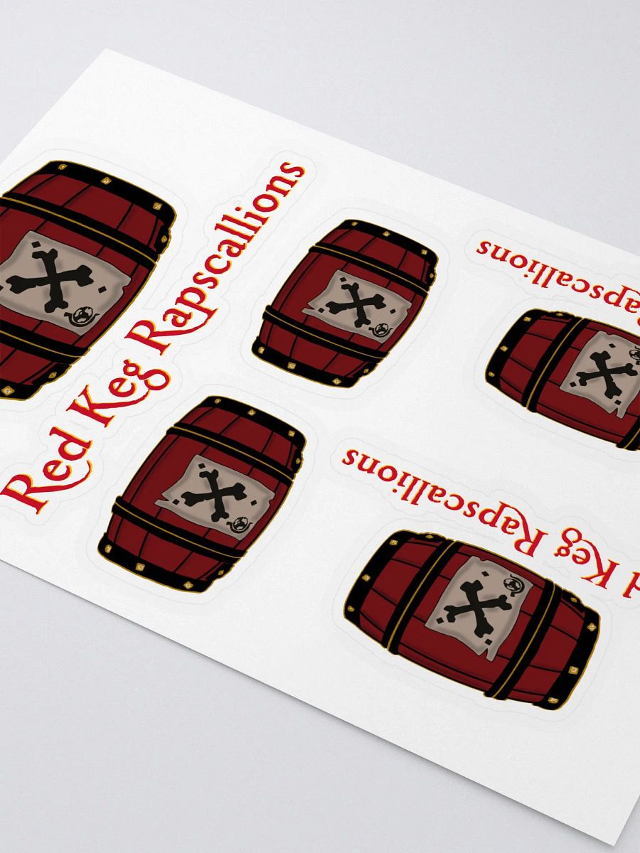 Red Keg Rapscallions Sticker Sheet 1 product image (3)