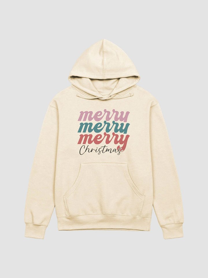 Merry Christmas Tri-Color Hoodie product image (1)