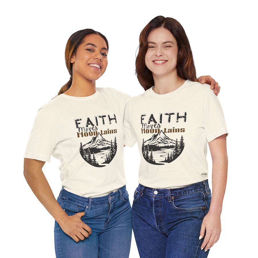 Faith moves mountain Unisex Tee product image (3)