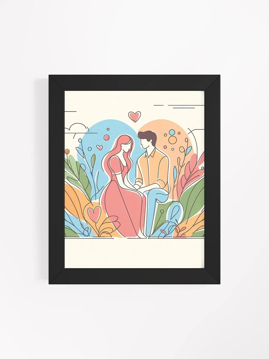 Love Art Frame | Couple Painting | Couple Frame | Painting #A12 product image (4)