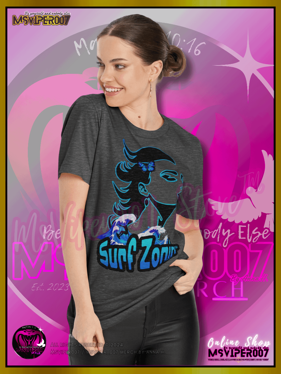T-Shirt - MsViper007's "Surf Zonin™ [h2O oasis blue]" Comfort T-shirt By Anna H. product image (4)