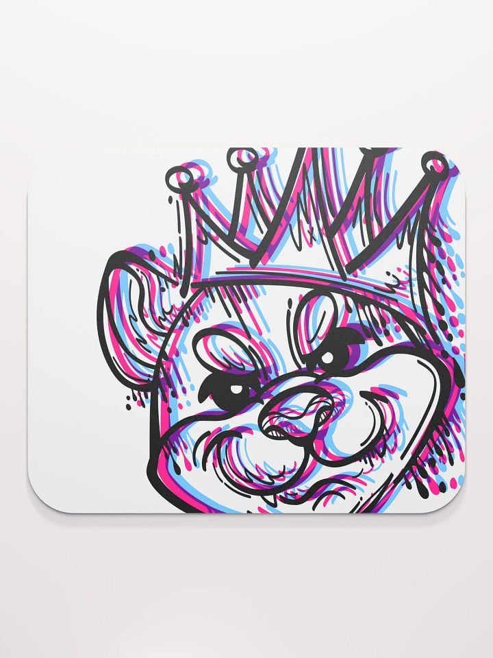 GLITCHY DOG | MOUSE PAD product image (2)