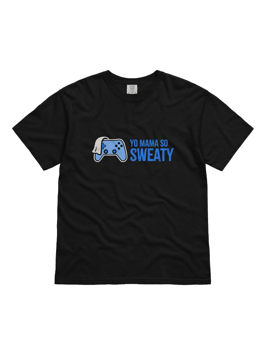 Yo Mama So Sweaty Blue Tee product image (1)