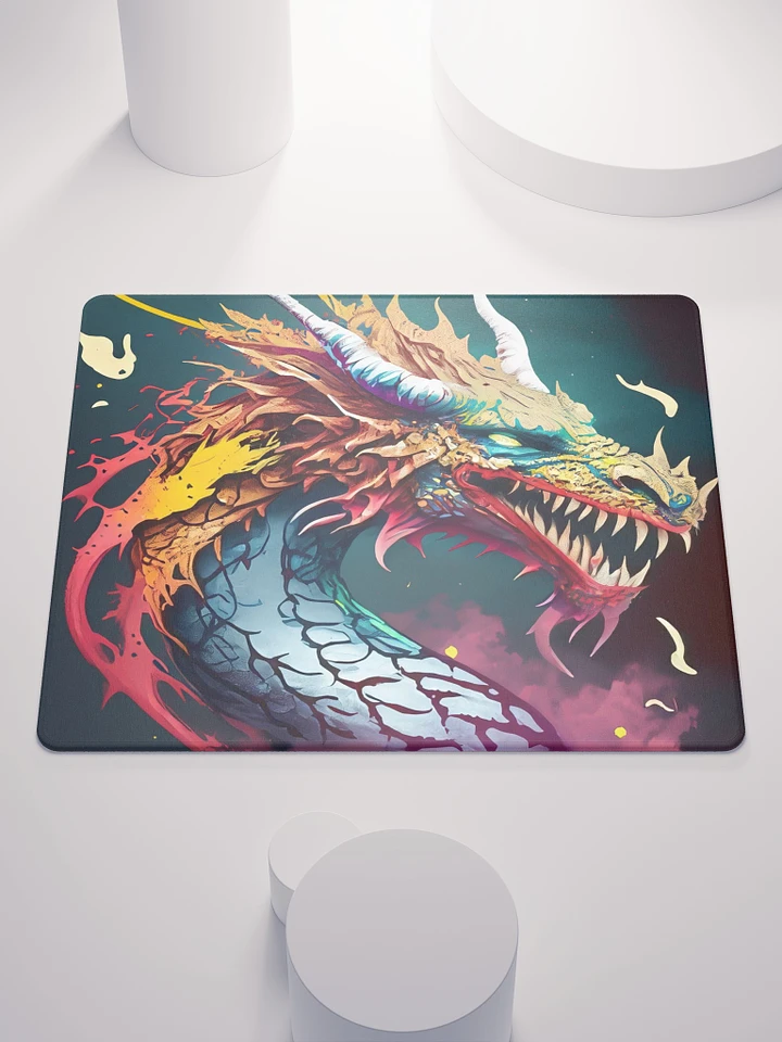 the flaming dragon gaming mousepad product image (1)
