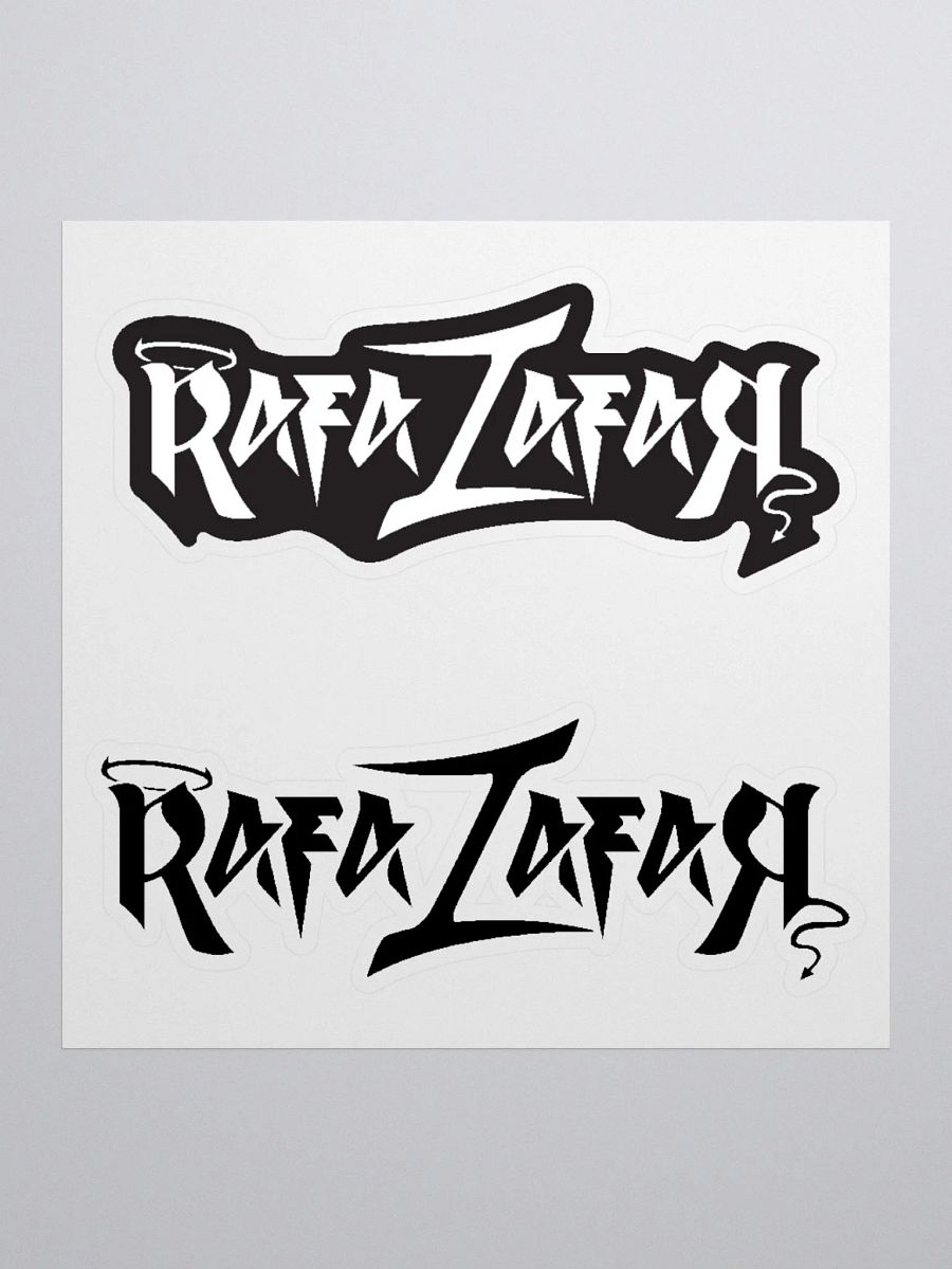 RafaZafar Logotext Stickers product image (1)