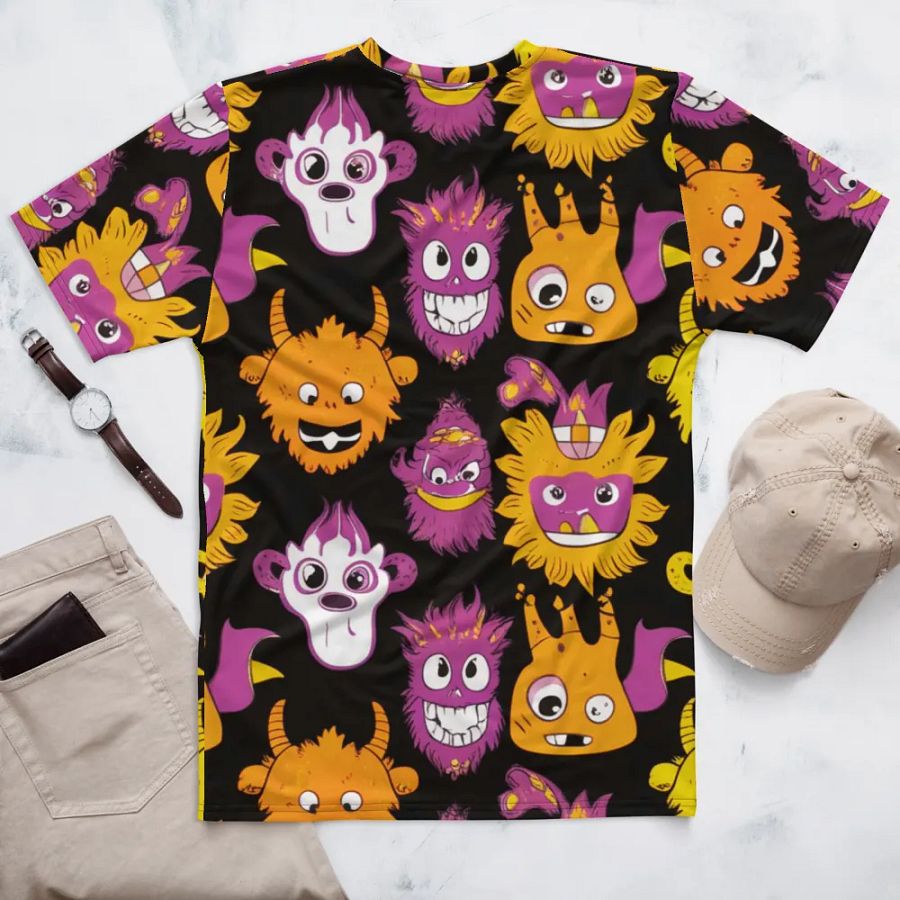 Spooky Monsters Spectacle T Shirt product image (6)