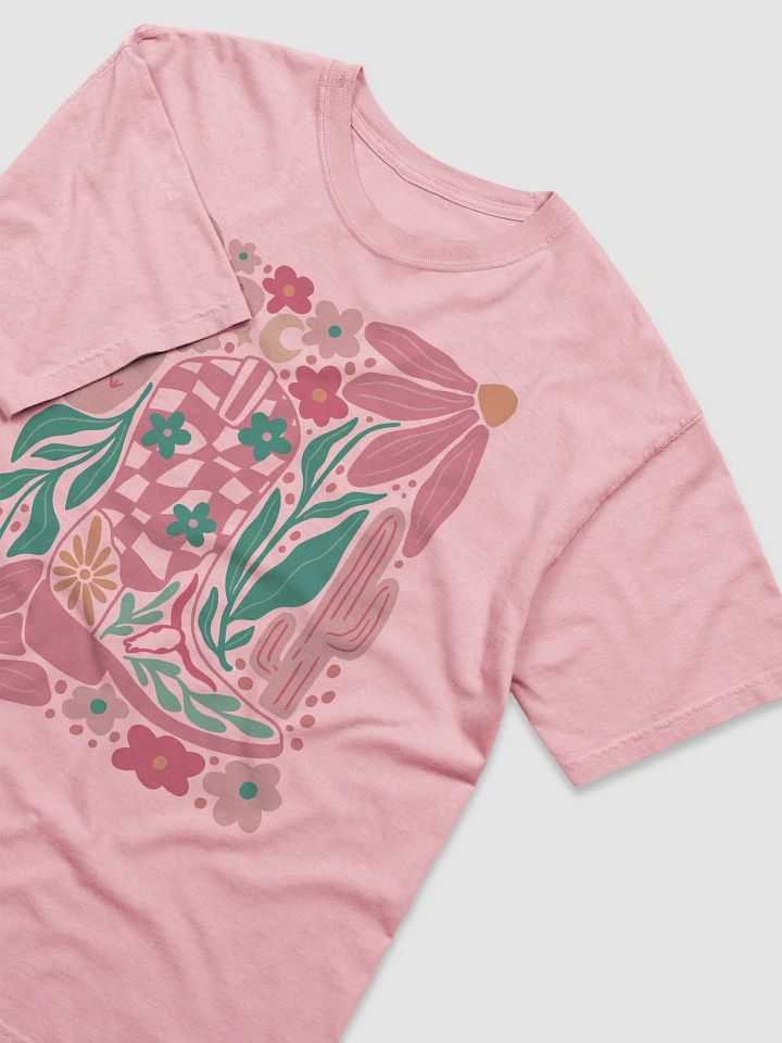 Flower Cowgirl Boot T-Shirt product image (2)