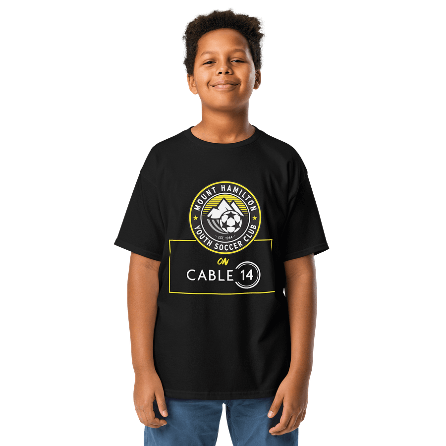 MHYSC on CABLE 14 (WHITE LOGO) YOUTH T-SHIRT product image (1)