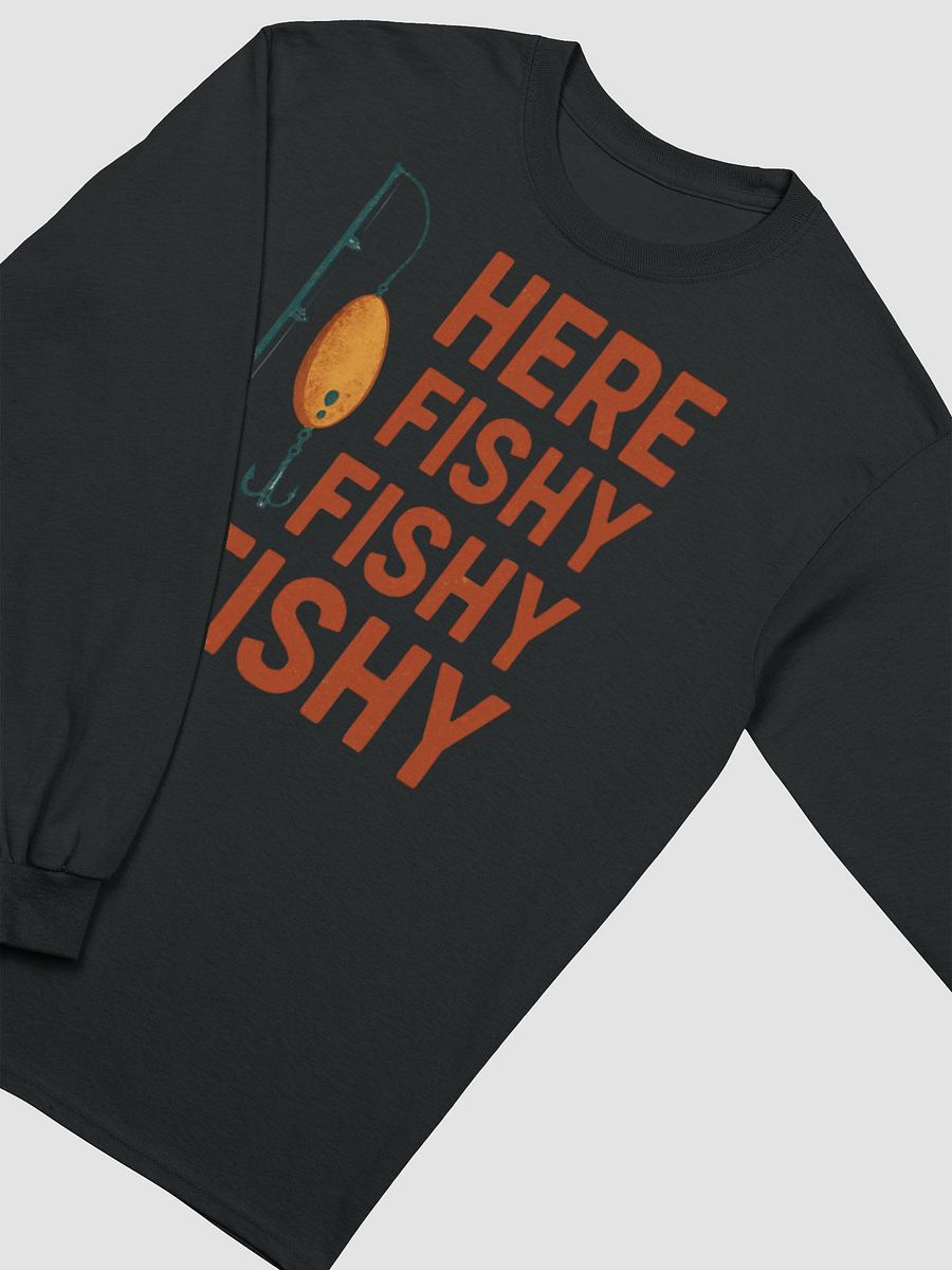 Vintage Here Fishy Fishy Fishy Long Sleeve Fishing Tee product image (19)