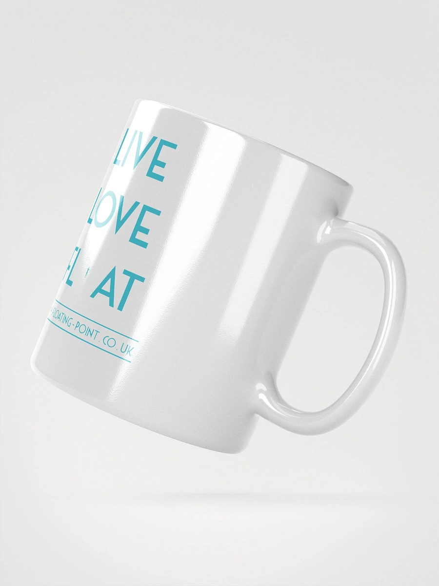 Live Love Float Mug (White) product image (2)