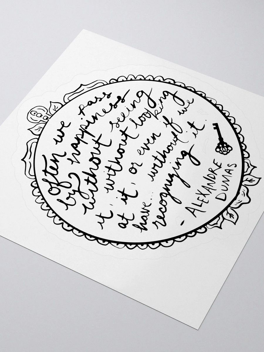 "Recognize Happiness" Sticker product image (3)