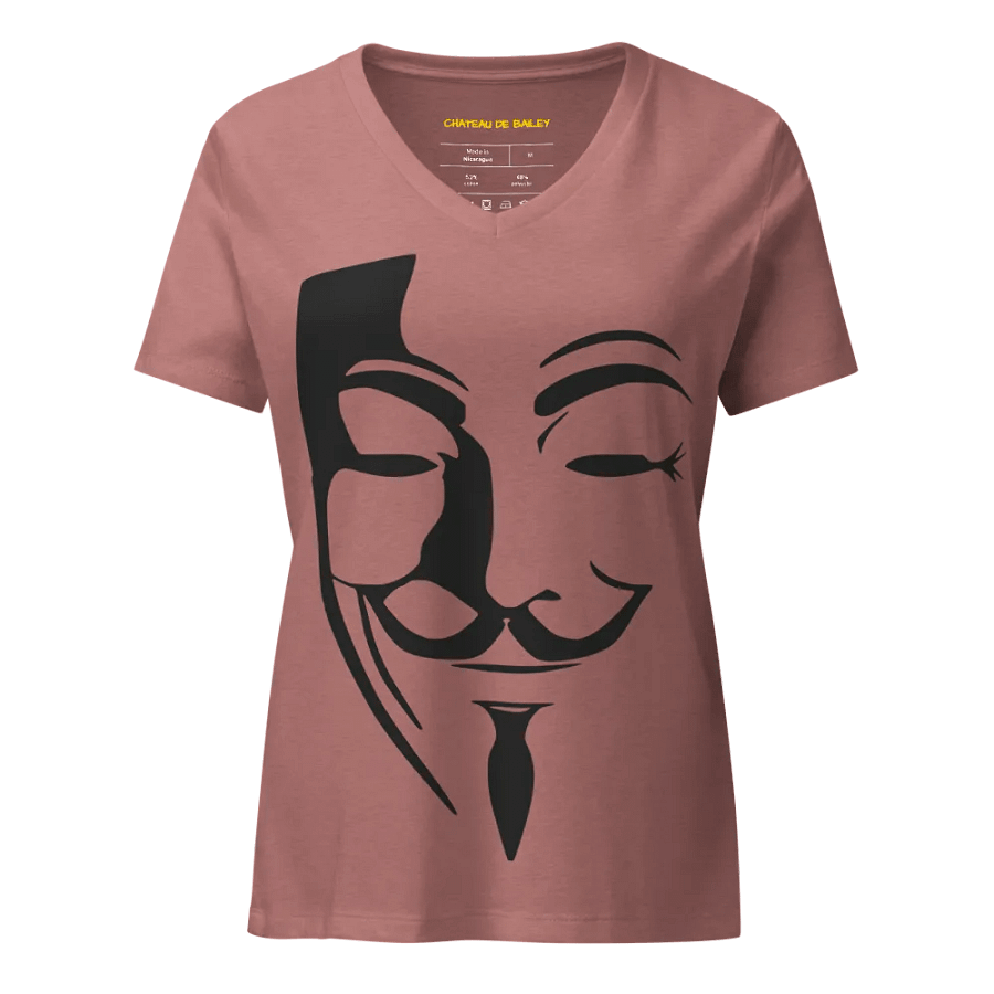 "Fawkes" Women's V-Neck Tee product image (1)