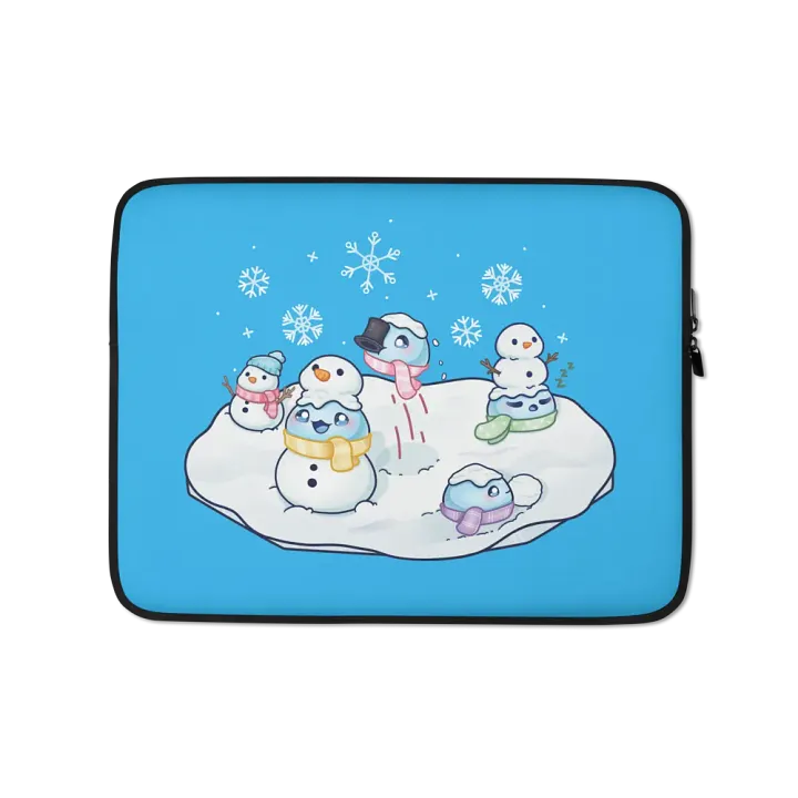 Snow Slime Laptop Sleeve product image (1)