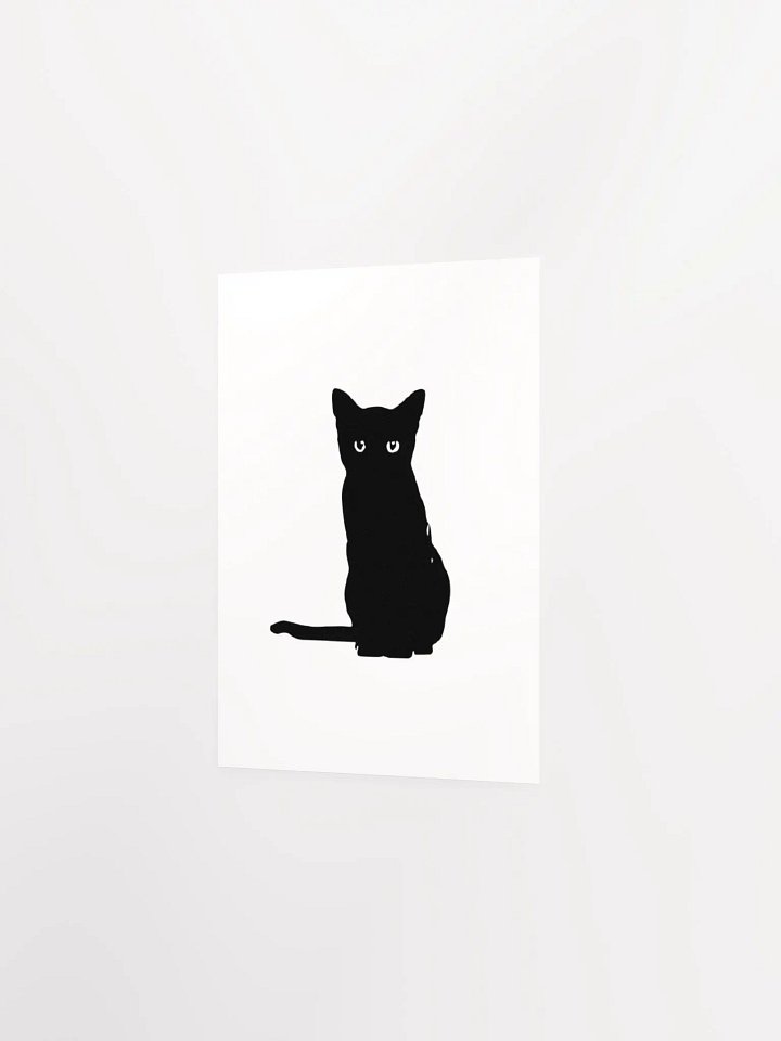 Little Black Cat Poster product image (1)