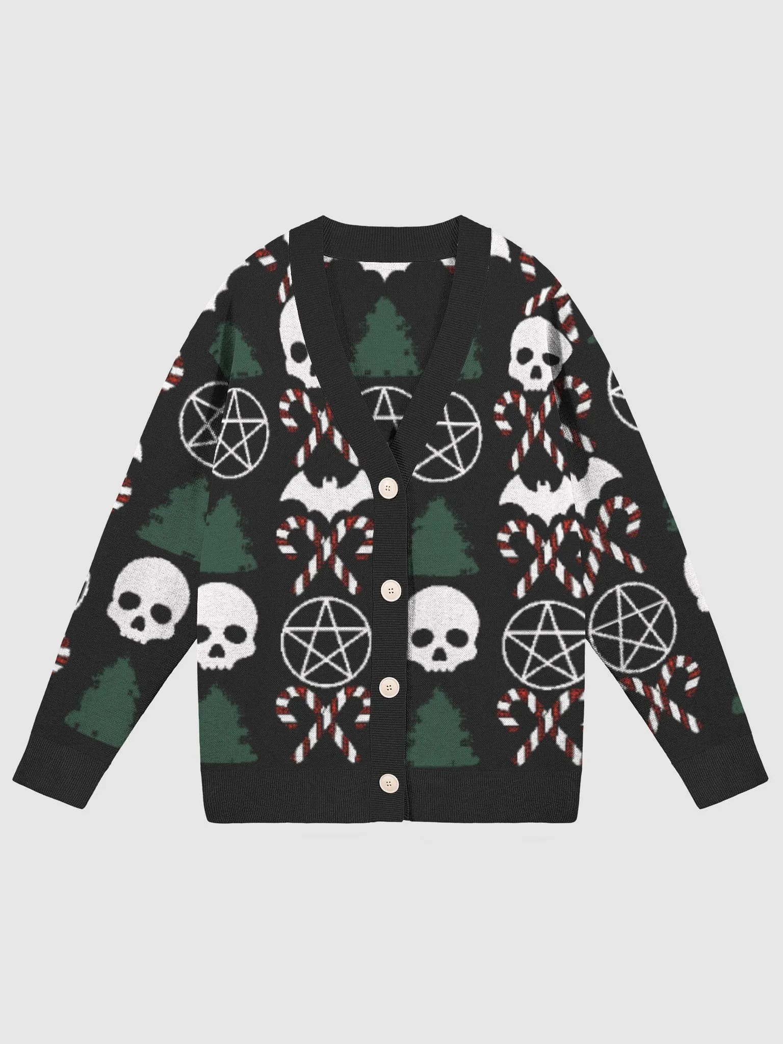 Hauntingly Warm Cardigan (Black) product image (3)