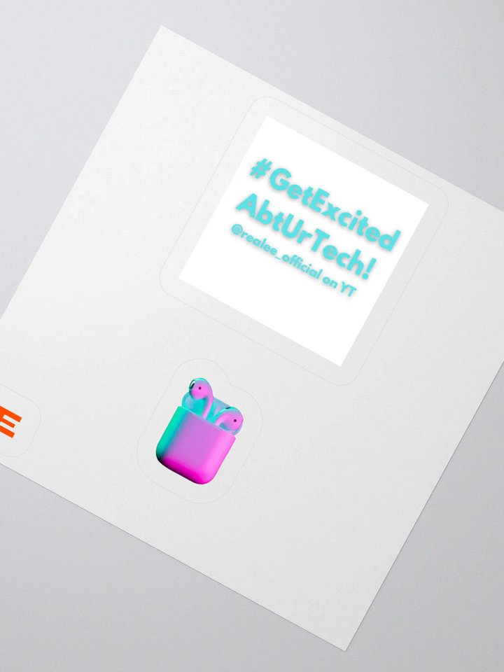 #GetExcitedAboutYourTech Phone case stickers product image (5)