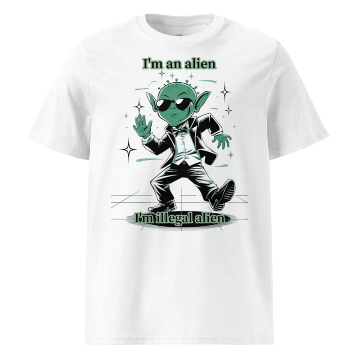 Disco Alien Cotton T-Shirt product image (1)