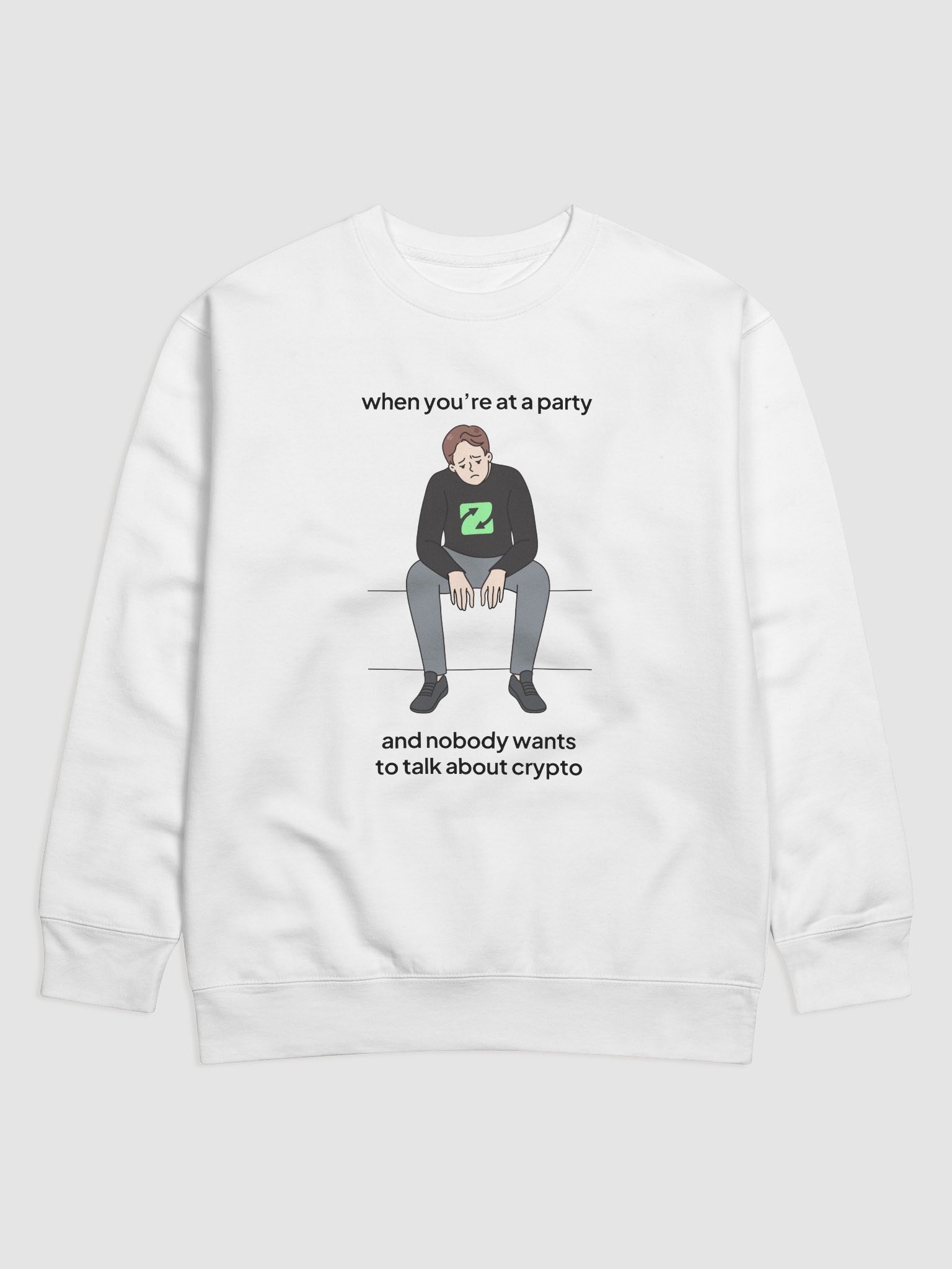Sad at Party Meme Premium Sweatshirt product image (1)
